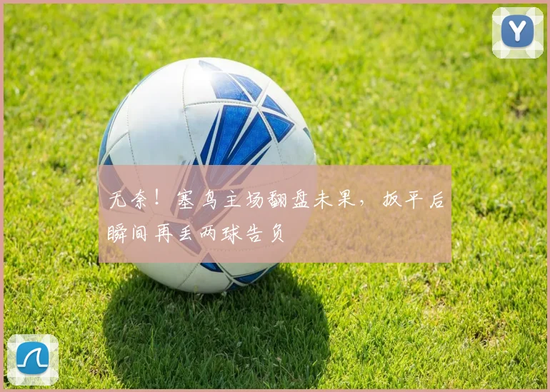 无奈！塞鸟主场翻盘未果，扳平后瞬间再丢两球告负